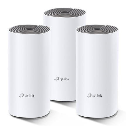 TP-Link AC1200 نظام توزيع واي فاي شبكي منزلي كامل / ديكو E4 (3 عبوات)