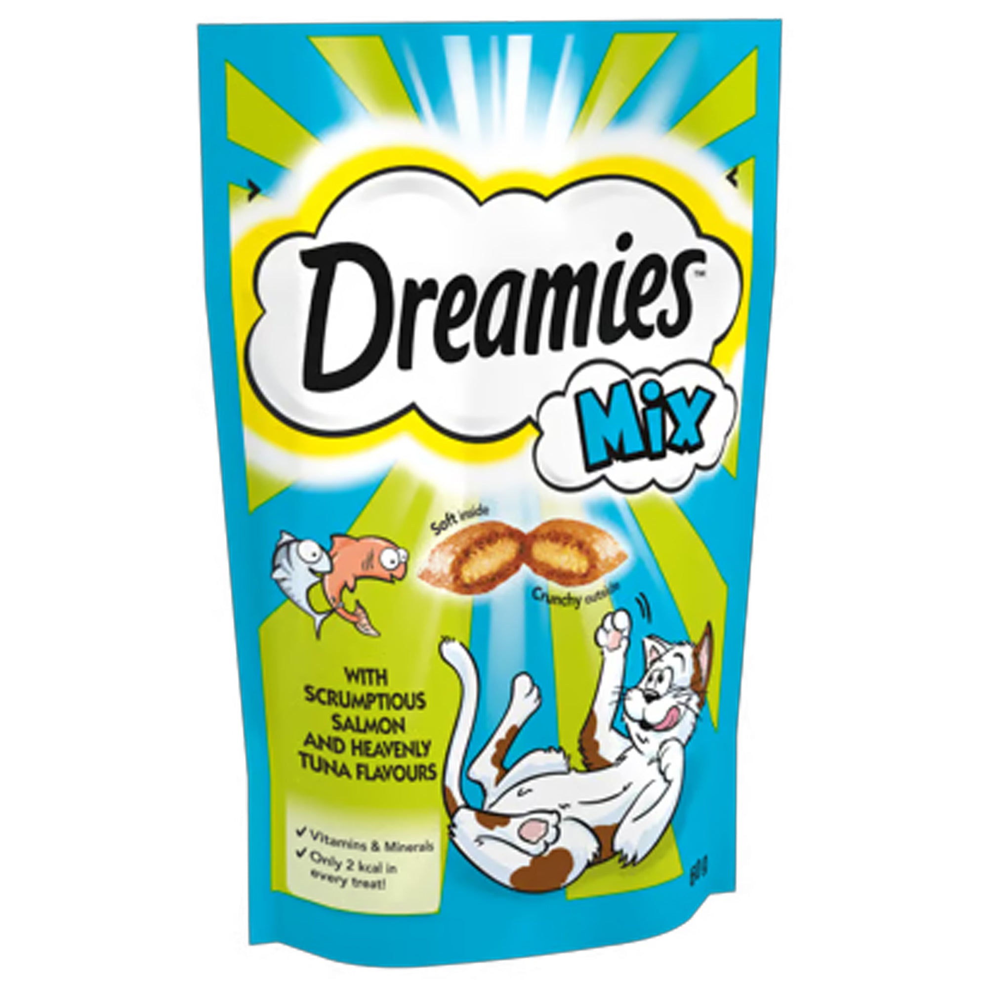 Dreamies Cat Treat With Salmon & Tuna 60g |
