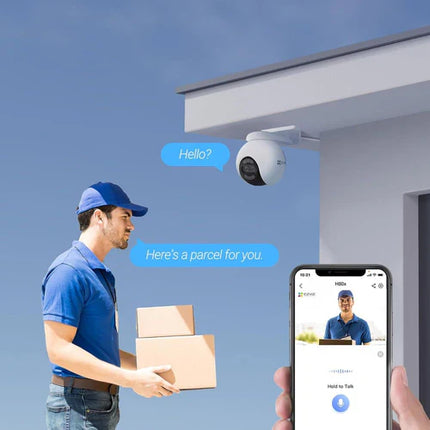 كاميرا خارجية بعدسة مزدوجة 8 ميجا بكسل + 2 ميجا بكسل - H80x