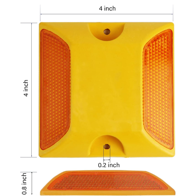 عاكس تحذيري برتقالي