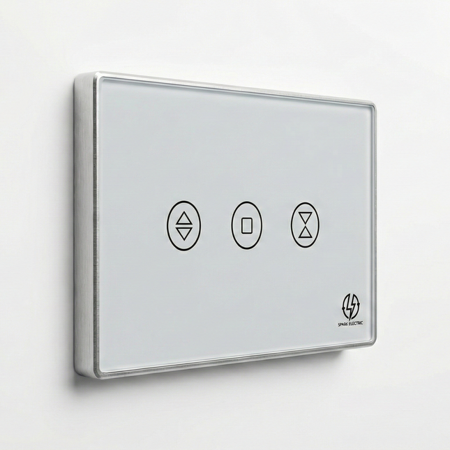 Luxury Smart Tuya Switch | Single Gang | Aluminum Frame | Spark Electric Company