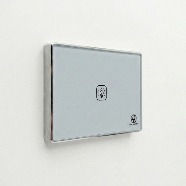 Tuya Smart Luxury Switch 10A | Single Switch | Aluminum Frame | Spark Electric