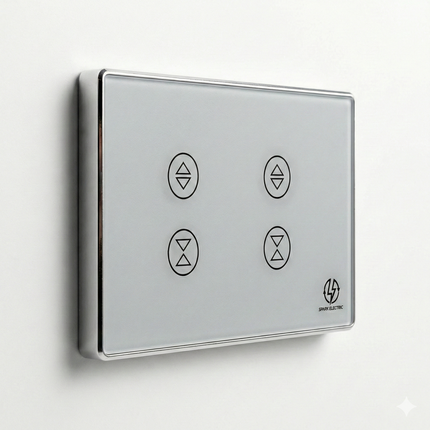 Luxury Tuya Smart Switch | Two-Gang | Aluminum Frame | Spark Electric