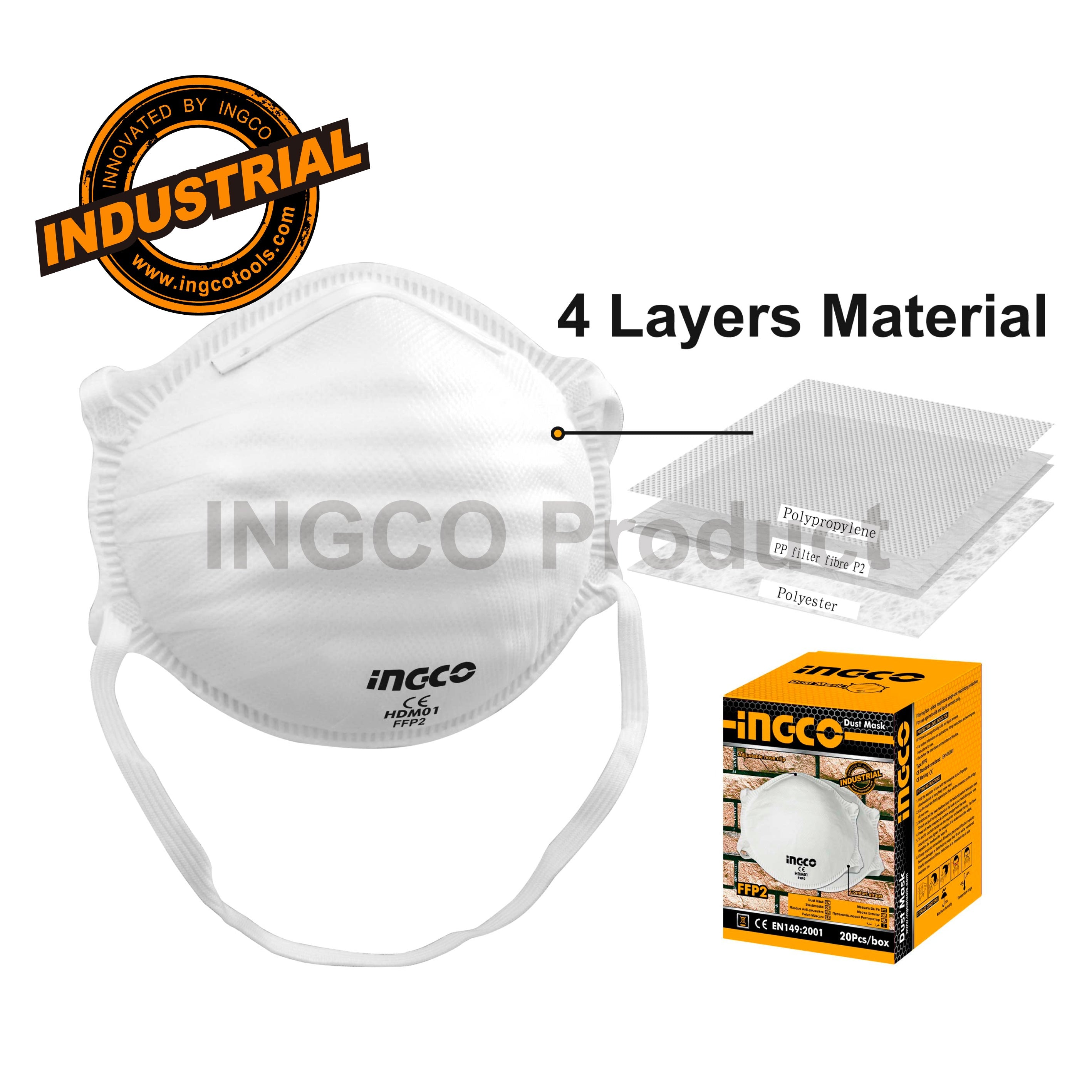 Filter Paper Mask Heavy-duty paper face mask 01 - Anko – Amman Hardware stores