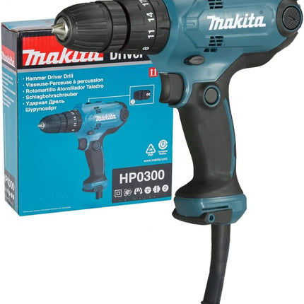 دريل كهرباء شاكوش 3/8"- 10ملم من HP0300 ماكيتا MAKITA