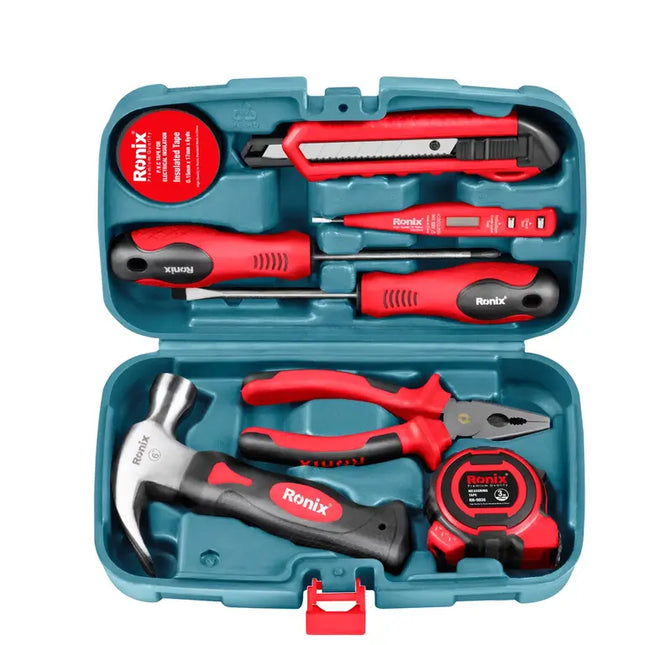 طقم عدة 8 قطع مع شنتة  RONIX RS-0002
