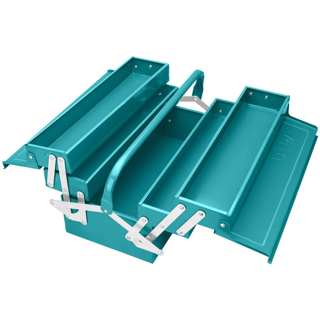 TOTAL THT10702 Small 3-Layer Metal Tool Box