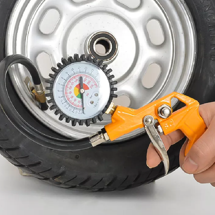 مسدس نفخ الإطارات مع ساعة قياس من ميجا