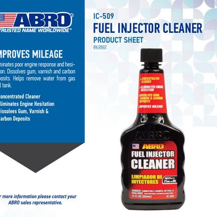 منظف بخاخات البنزين من ابرو ABRO