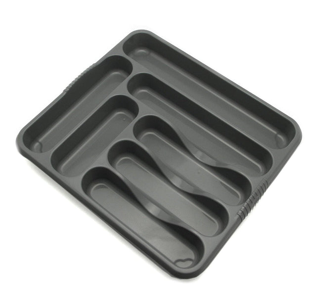 Large Cutlery Tray Grey - Mega Hardware