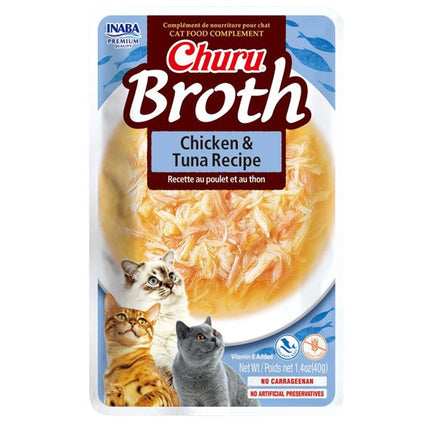 INABA CHURU BROTH Chicken with Tuna Recipe 40g