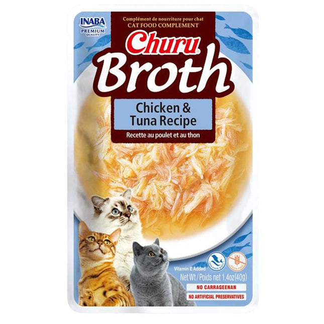 INABA CHURU BROTH Chicken with Tuna Recipe 40g