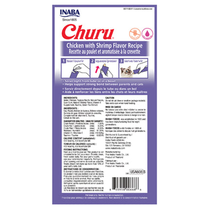INABA Churu Chicken with Shrimp Recipe 4 Tubes