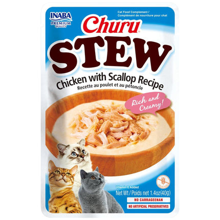 INaba Churu Stew Chicken & Scallop 40g