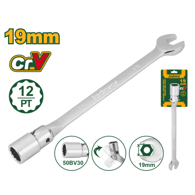 19-piece chrome box and header set