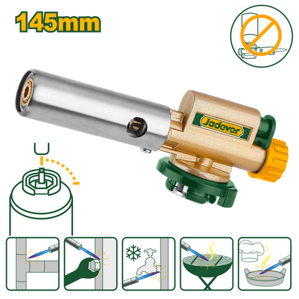 Jadaiver gas burner with heavy copper flame 