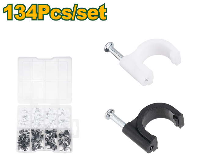 مجموعة كلبسات كهربائية عدة احجام (134 قطعة)من جادايفر