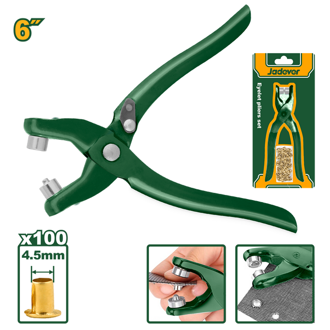 مكبس حلقات 6 انش مع 100 حلقة جادايفر