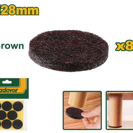 عازل ارجل الاثاث (8 قطع)قياس 28mm من جادايفر JADEVER