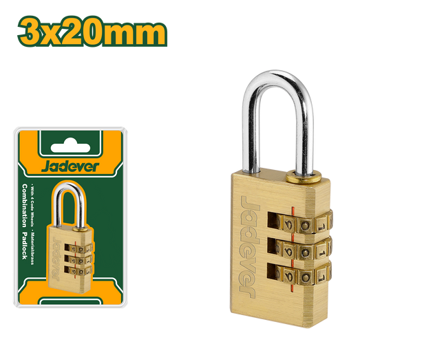 قفل نحاس أرقام عدة احجام من جادايفر