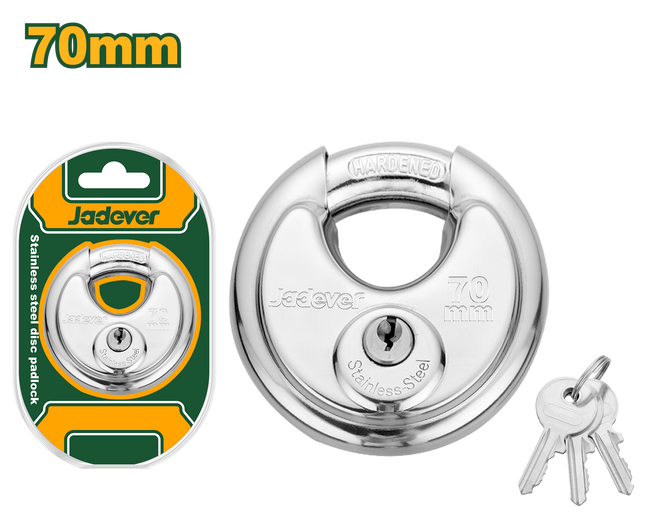 قفل مدور ستانلس 70 ملم من جادايفر