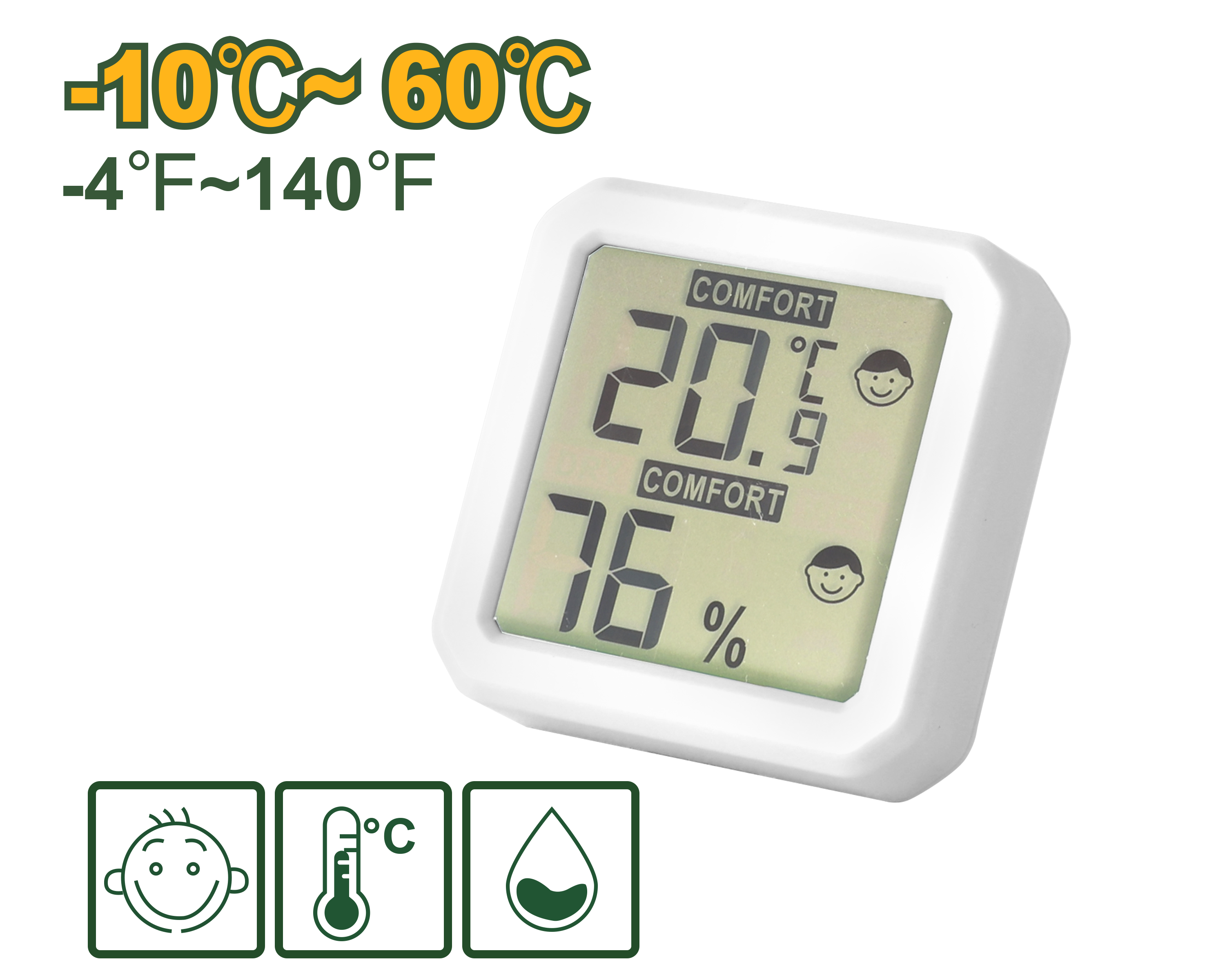 JADIVER Heat and Humidity Clock – Amman Hardware stores