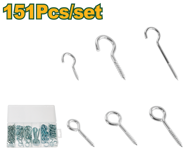 مجموعة علقات برغي متنوعة 151 قطعة من جادايفر