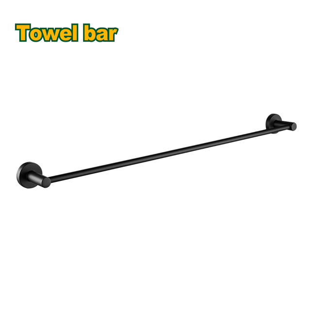 حمالة بشكير لون أسود 60 سم من جادايفر