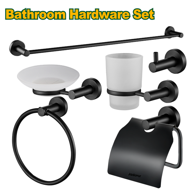 طقم اكسسوارات حمام 6 قطع من جادايفر-