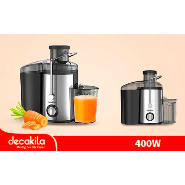 DECAKILA Stainless Steel Electric Carrot Juicer 400W