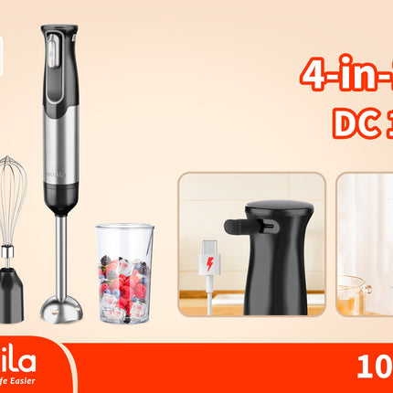 DECAKILA 4-in-1 Portable Charging Blender