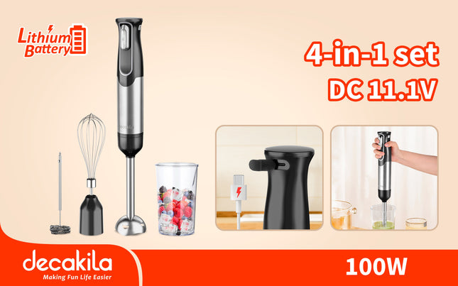 DECAKILA 4-in-1 Portable Charging Blender