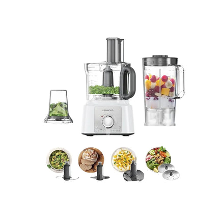محضر طعام كينوود 1000 واط سعة 3 لتر أبيض FDP65.400WH