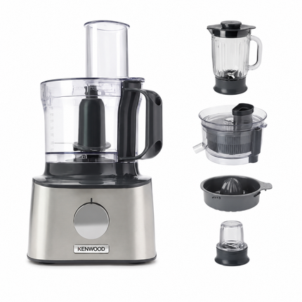 Kenwood MultiPro Compact Food Processor 800W Silver — FDM307SS