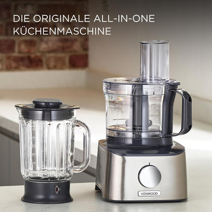 Kenwood MultiPro Compact Food Processor 800W Silver — FDM307SS