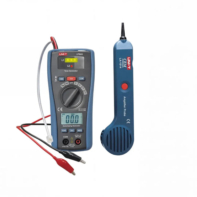 جهاز فحص الشبكات والملتيميتر 2 في 1 مع مجس تتبع الكابلات ومولد نغمات من CEM موديل (LA-1014)