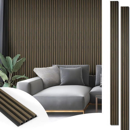 160*24*2900 mm (  ديكور بديل خشب داخلي ( لون بني