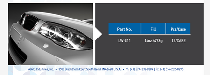شمع سيارة سائل ذو لمعان فائق مع شمع الكرنوبامن أبرو ABRO
