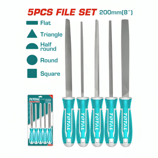 Iron File Set - 5 Pieces, 8 Inch Total THT918516