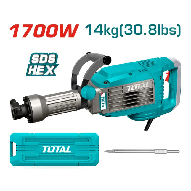 Total TH217068 1700W Electric Demolition Hammer