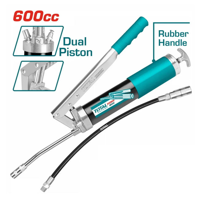 Total THT111062 600cc Heavy Duty Grease Gun