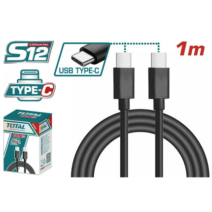 كيبل شحن USB Type-C إلى Type-C بطول 1 متر  Total TIUCC02