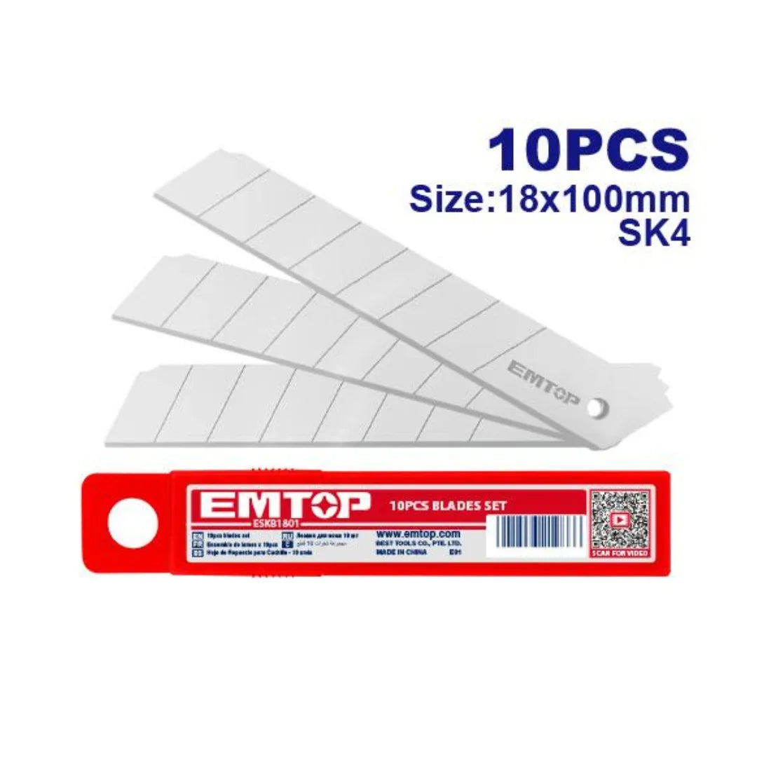 شفرات مشرط عريض  18 مم EMTOP ESKB1801  SK4 | EMTOP