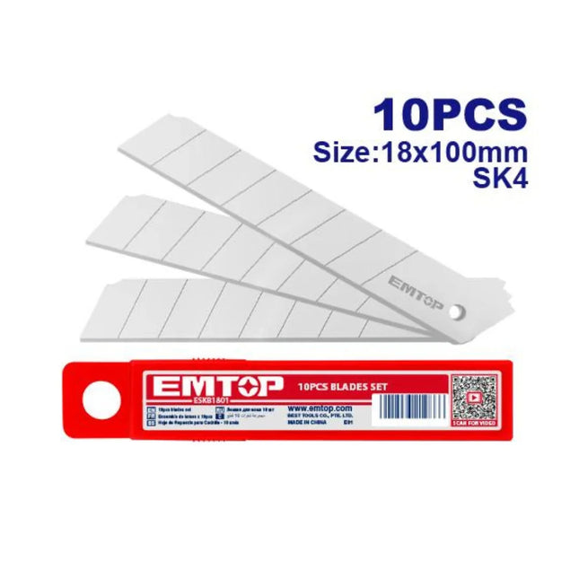 شفرات مشرط عريض  18 مم EMTOP ESKB1801  SK4