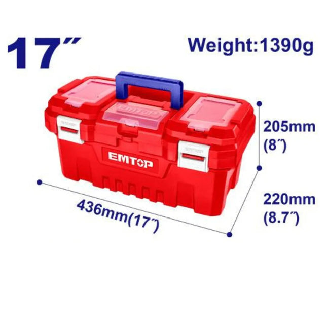 صندوق عده بلاستيك  17 انش   EMTOP EPBX1701