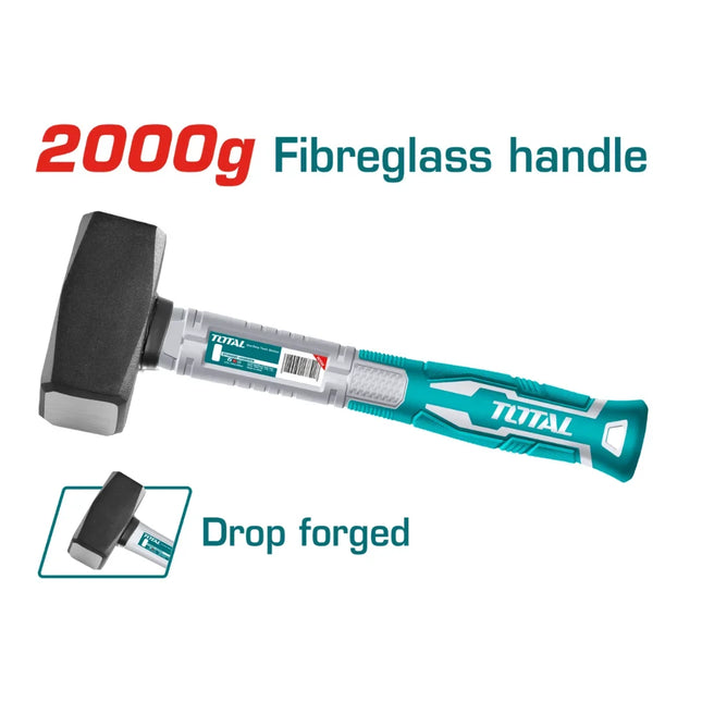 شاكوش مربع يد فيبر 2000 غرام Total THT7220006
