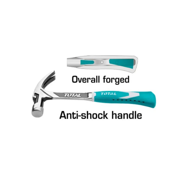 Claw Hammer 450g Steel Handle Total THT7143166