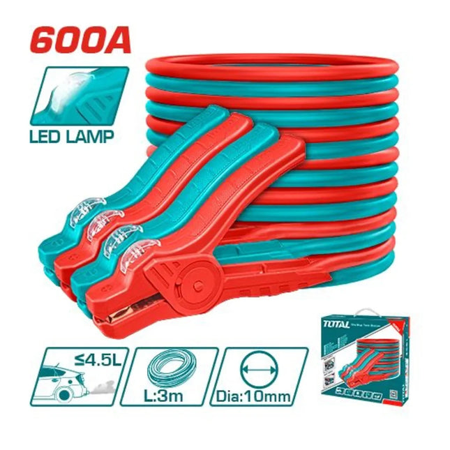 Car Battery Jumper Cable 600 AMP – TOTAL PBCA16008L