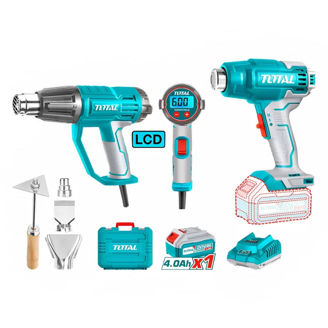 Total TOSLI240201 Heat Gun Set