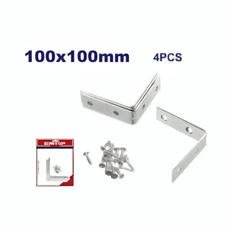 زوايا تثبيت 10×10 – طقم 4 قطع  EMTOP EMCY2K10 | EMTOP